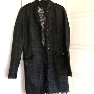 NWOT Royal Underground Steampunk black coat